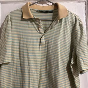 Bobby Jones Yellow and Blue stripes Polo